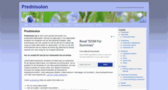 Desktop Screenshot of prednisolon.se
